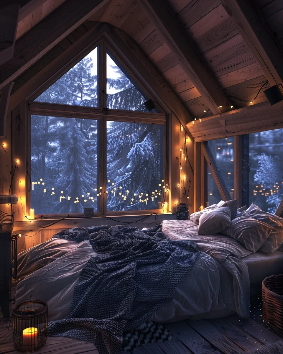 Cozy Bedroom Lighting At Night