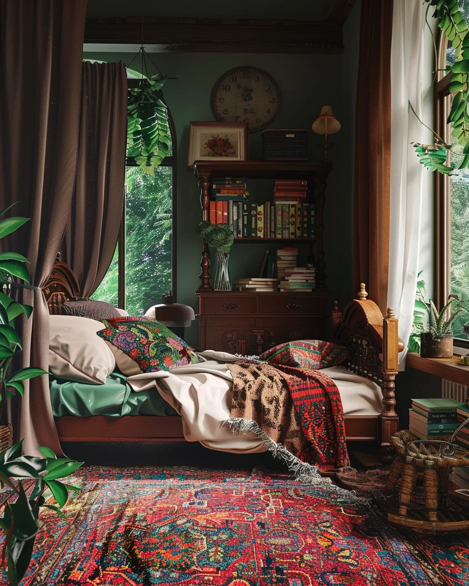 Cozy Eclectic Bedroom
