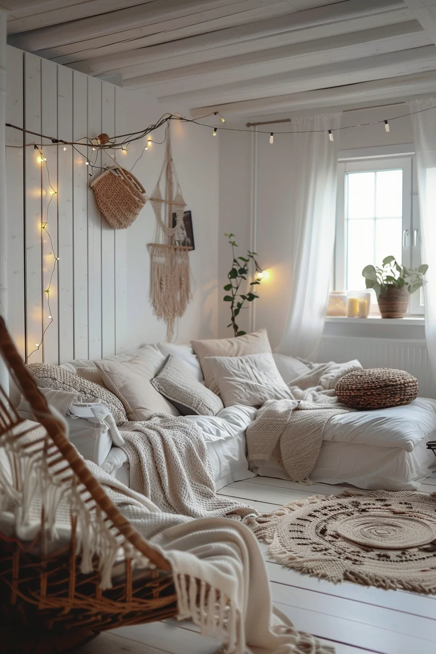 aesthetic and cozy living room