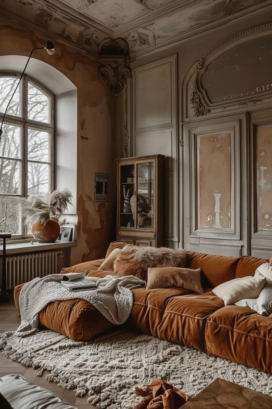 aesthetic and cozy living room