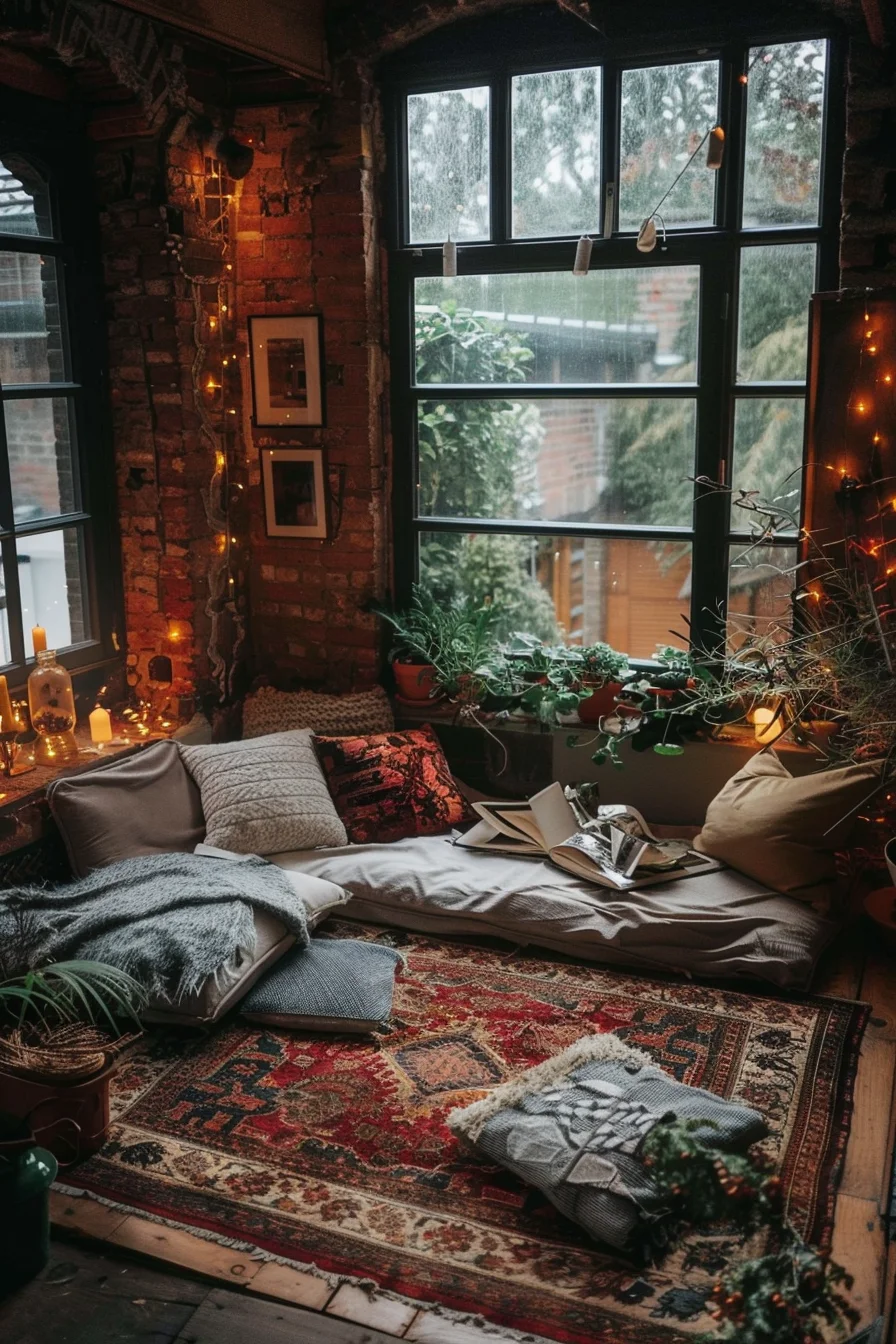 aesthetic and cozy living room