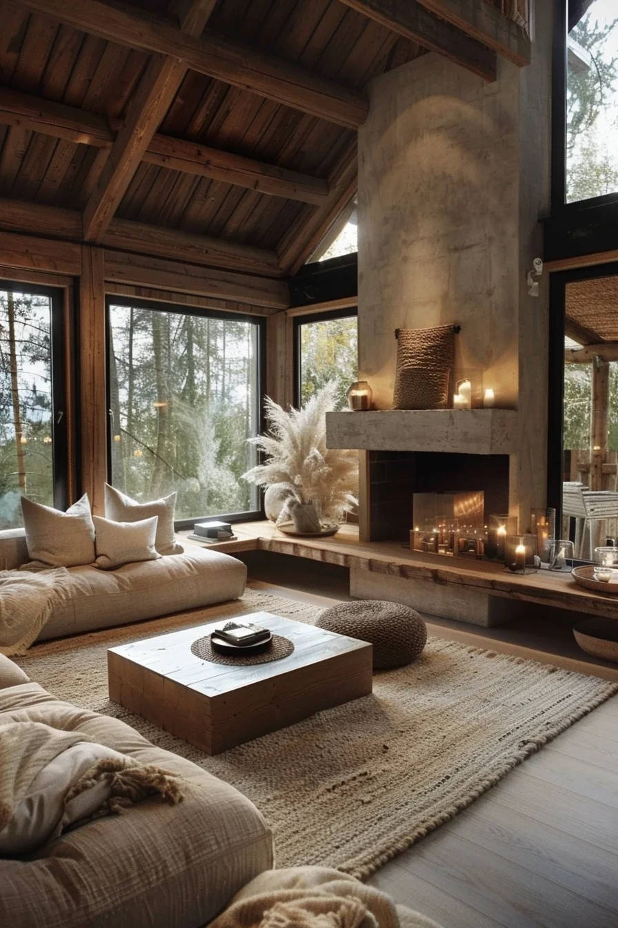 aesthetic and cozy living room