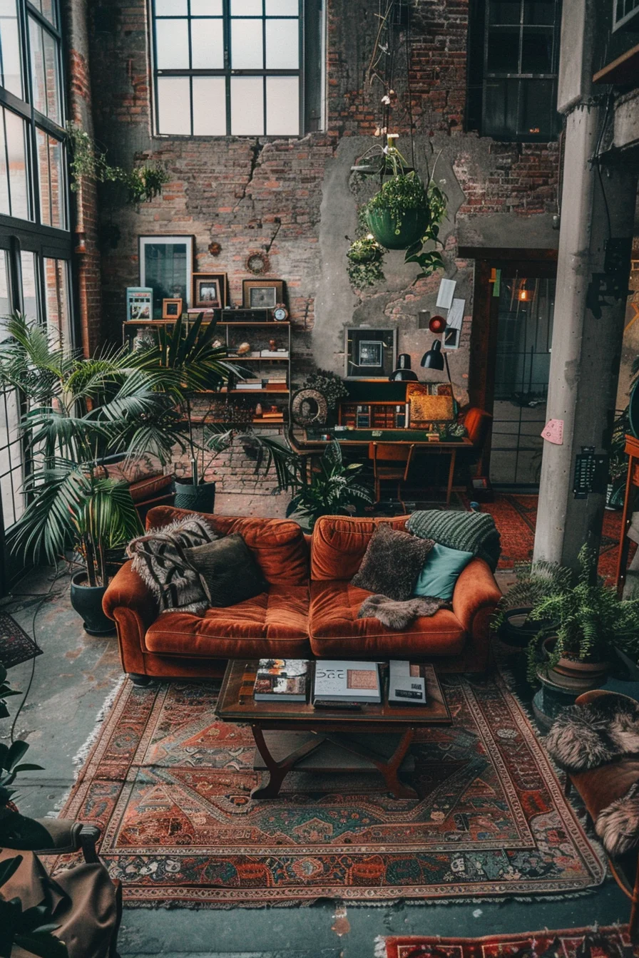 aesthetic and cozy living room