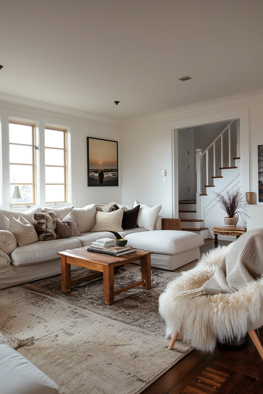 aesthetic and cozy living room