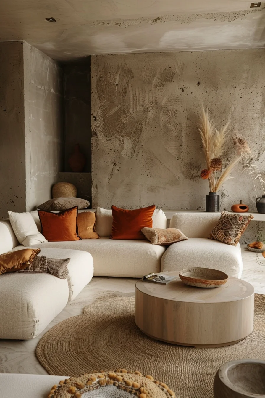 aesthetic and cozy living room