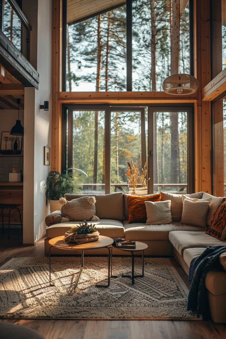 aesthetic and cozy living room