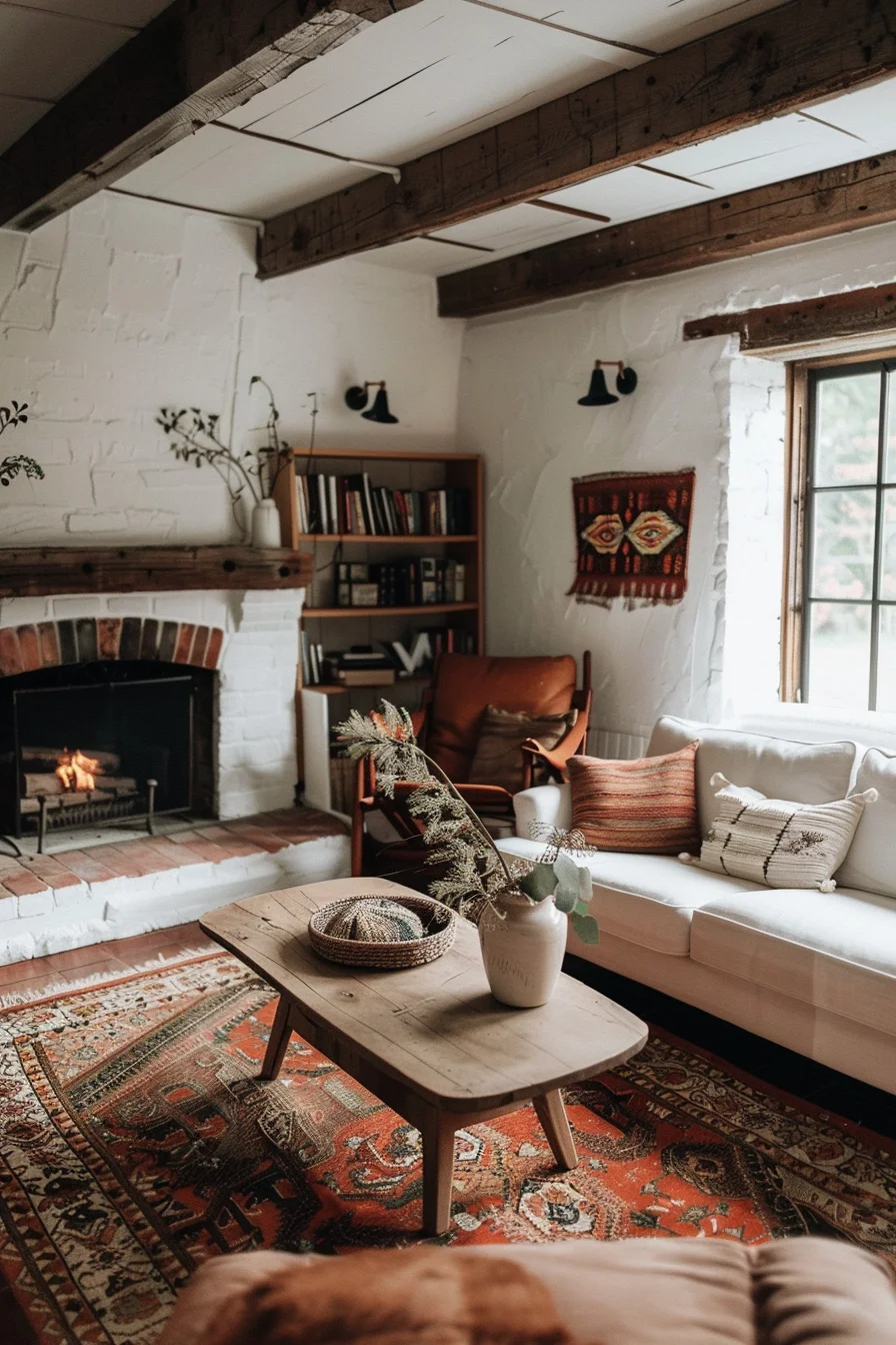 aesthetic and cozy living room