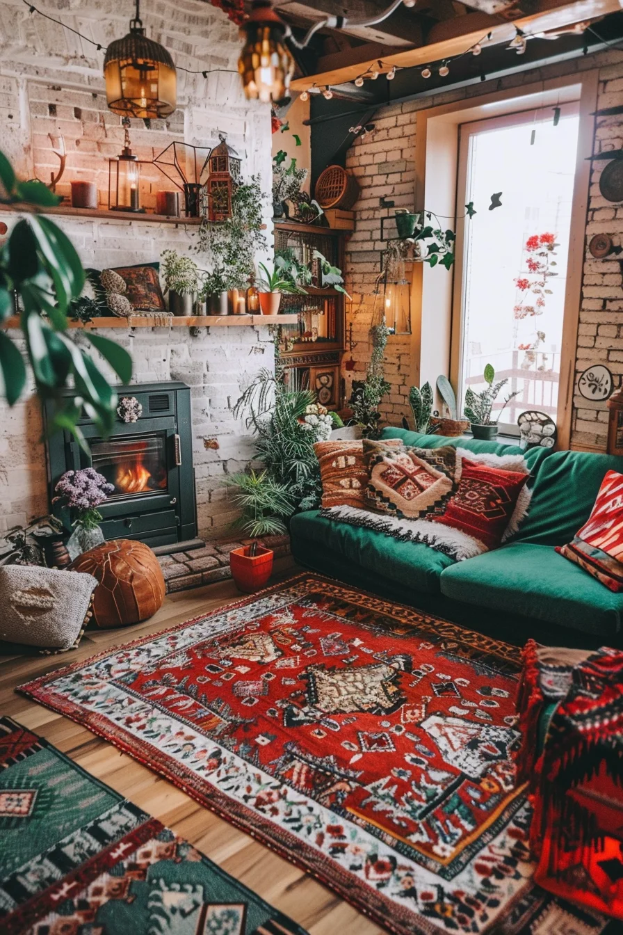 cozy boho living room decor ideas