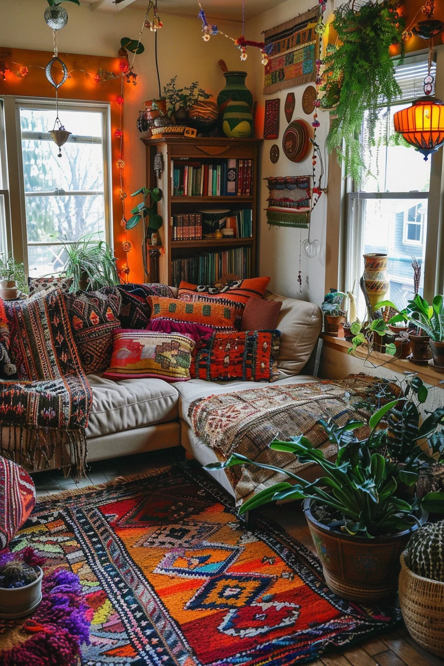 cozy boho living room decor ideas