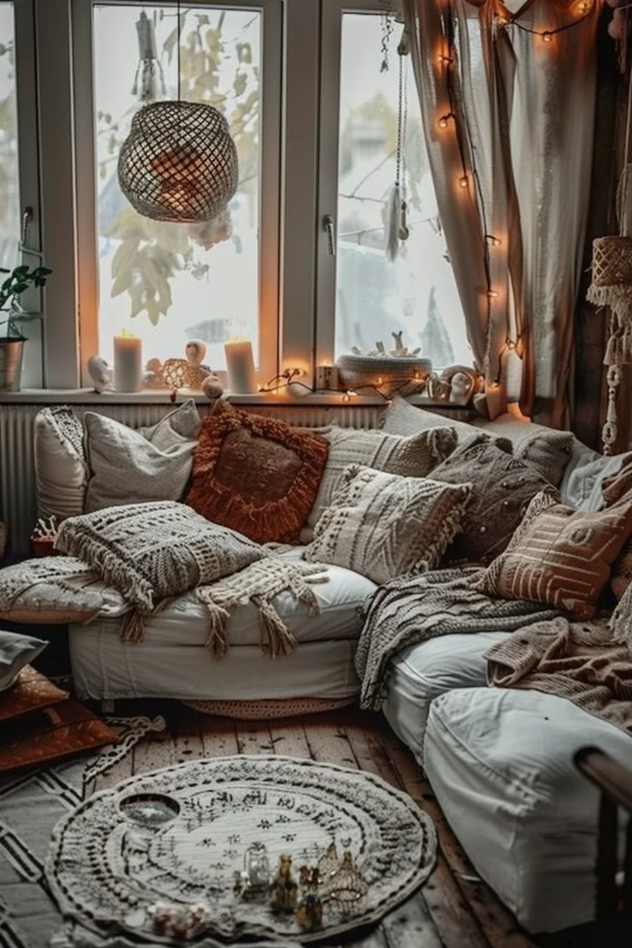 cozy boho living room decor ideas