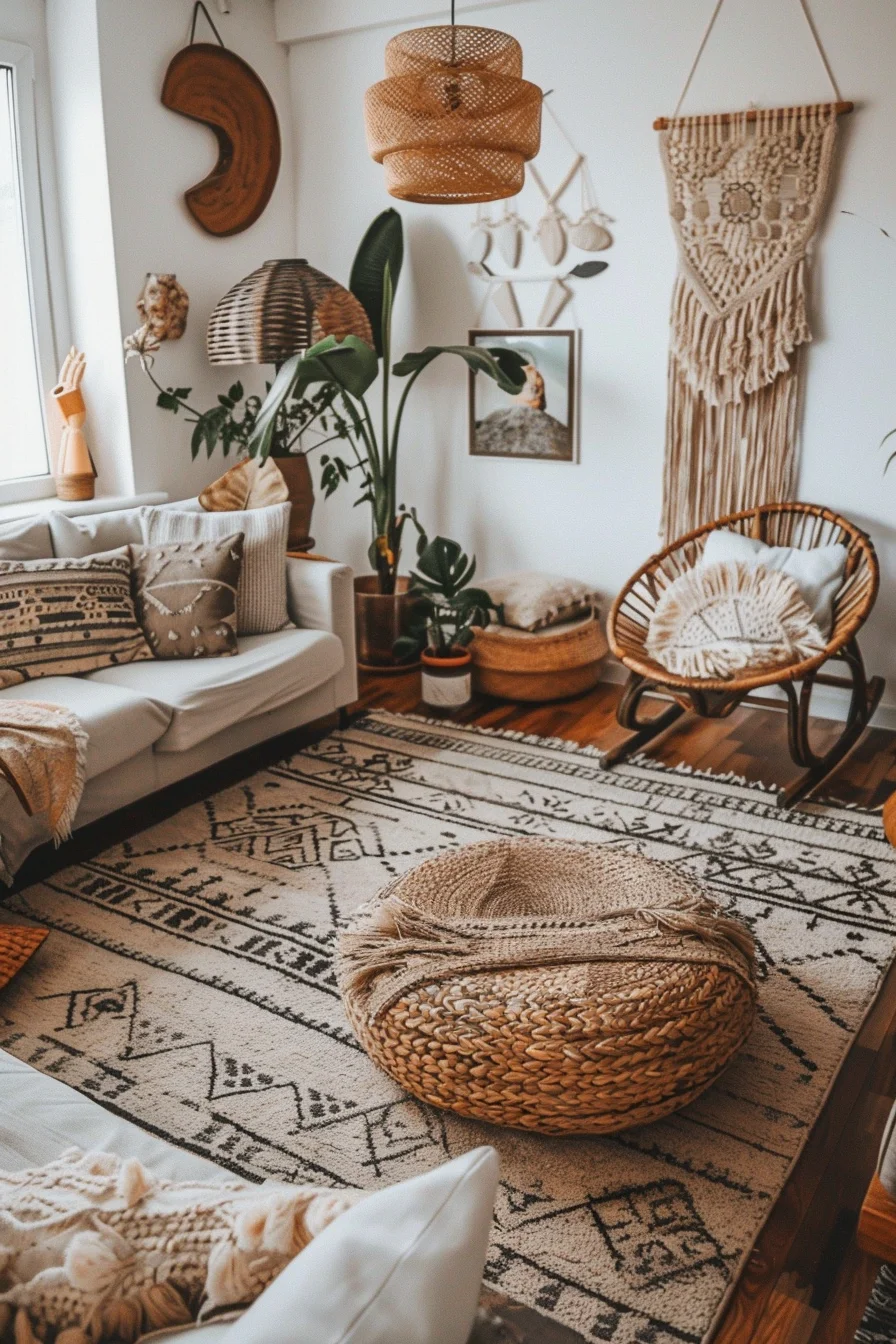 cozy boho living room decor ideas