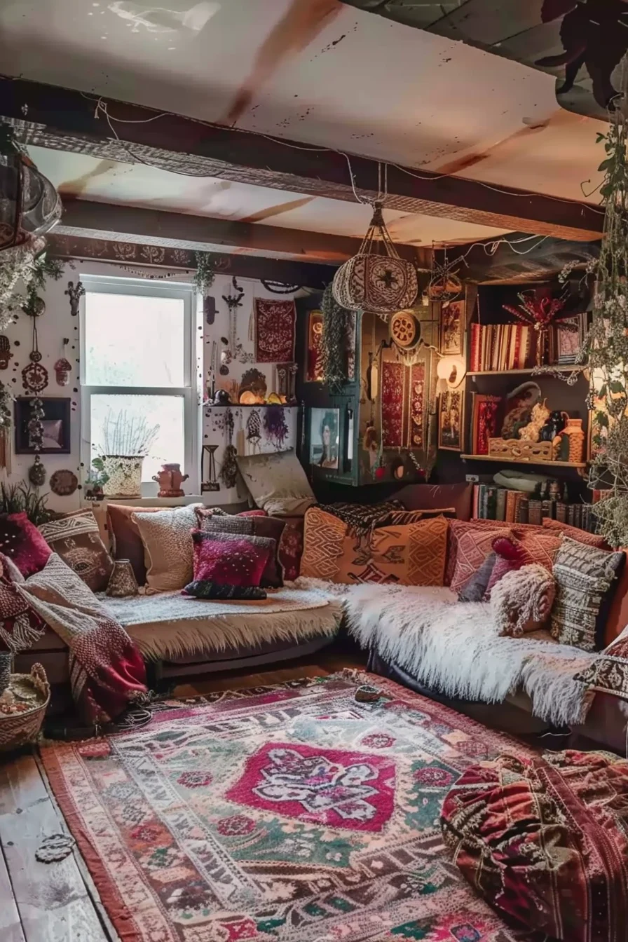 cozy boho living room decor ideas