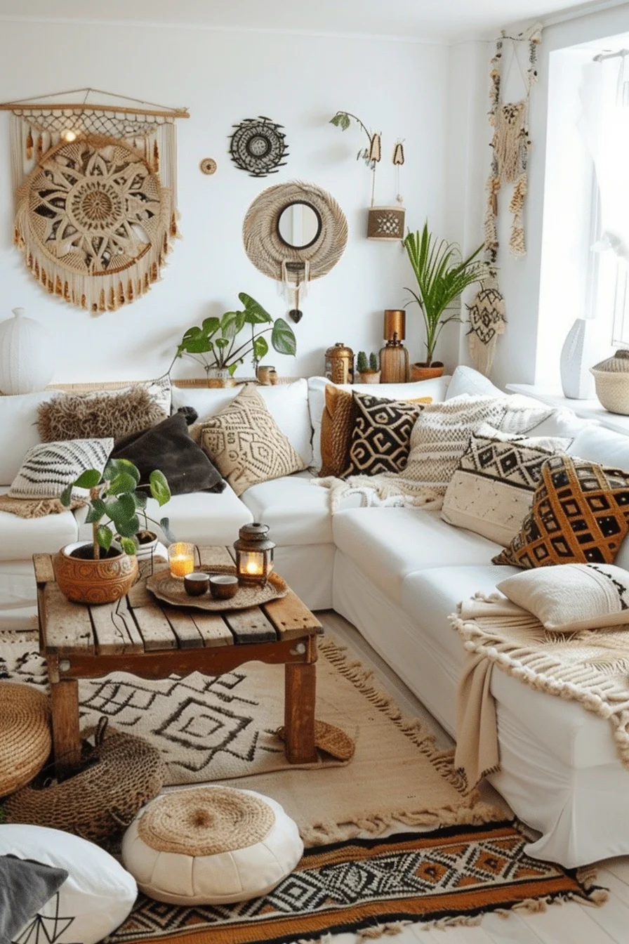 cozy boho living room decor ideas