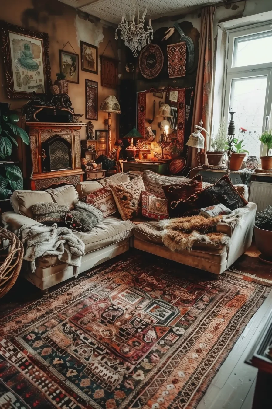 cozy boho living room decor ideas