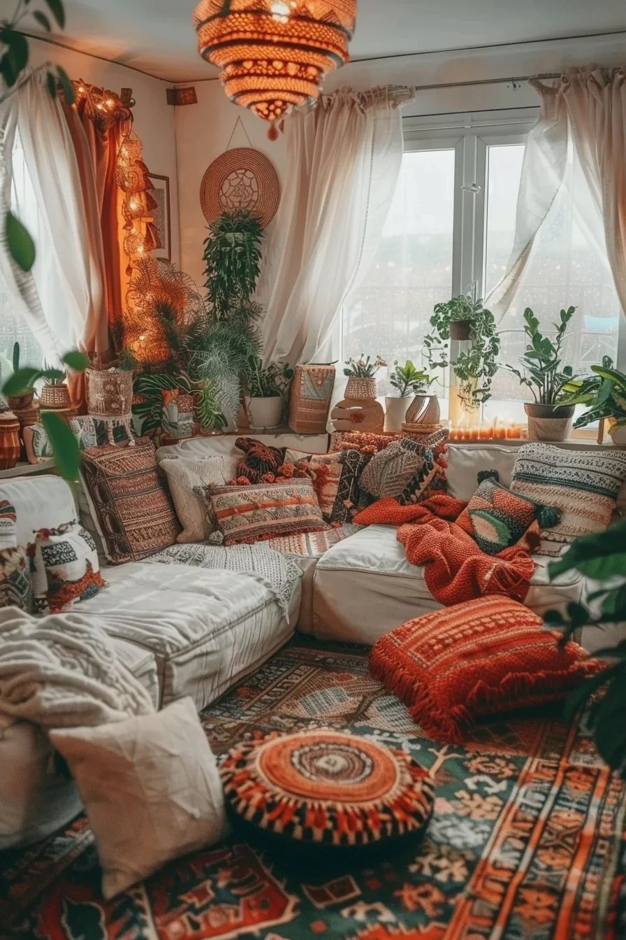 cozy boho living room decor ideas