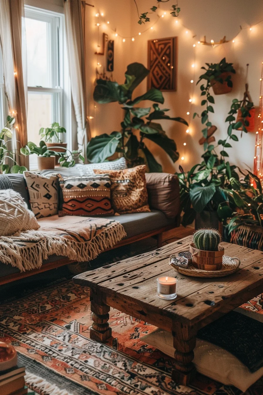 cozy boho living room decor ideas