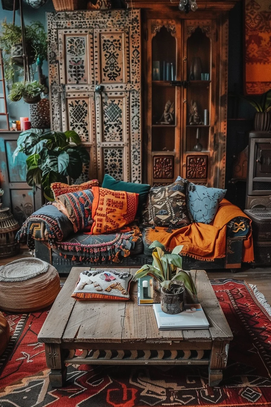 cozy boho living room decor ideas