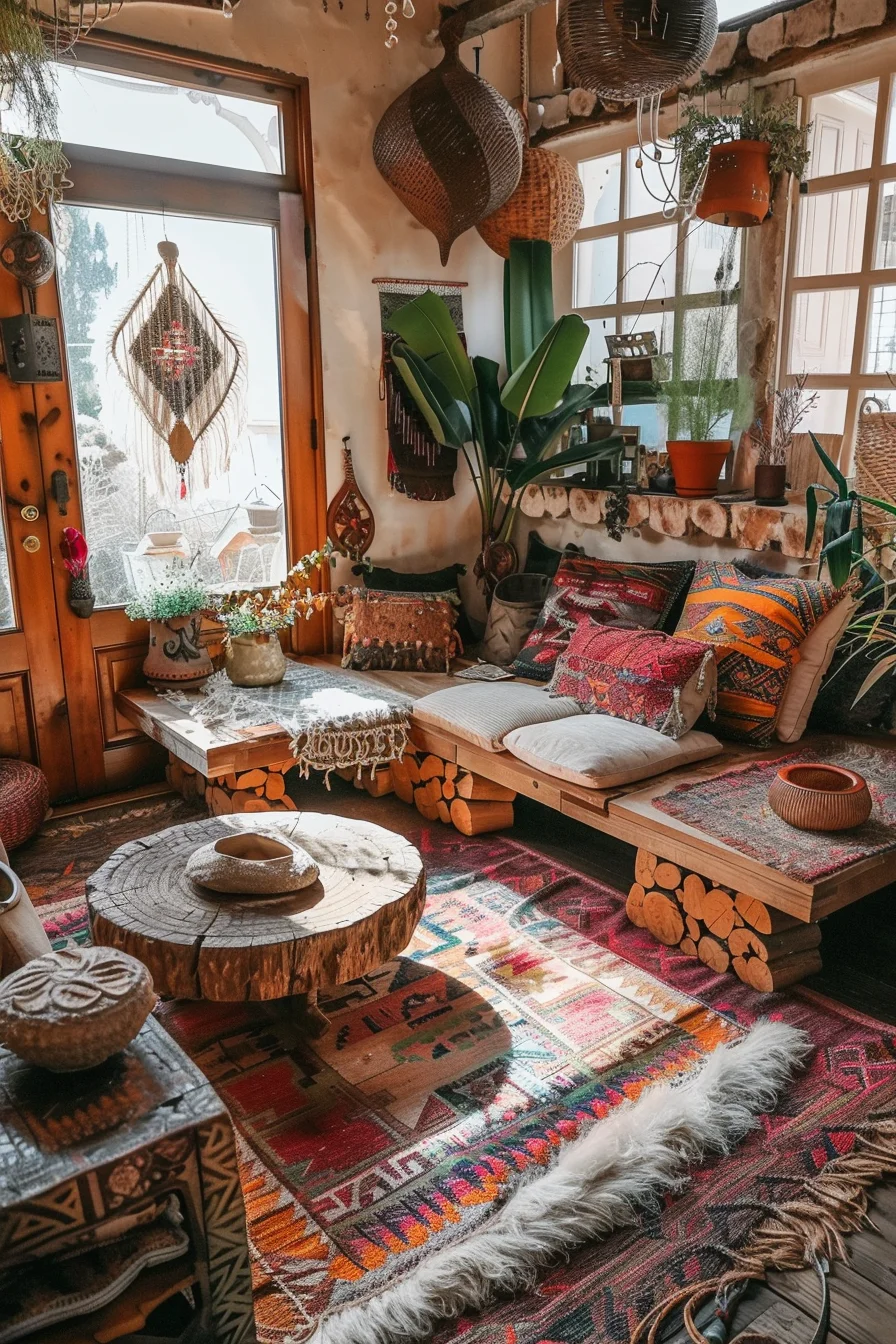 cozy boho living room decor ideas