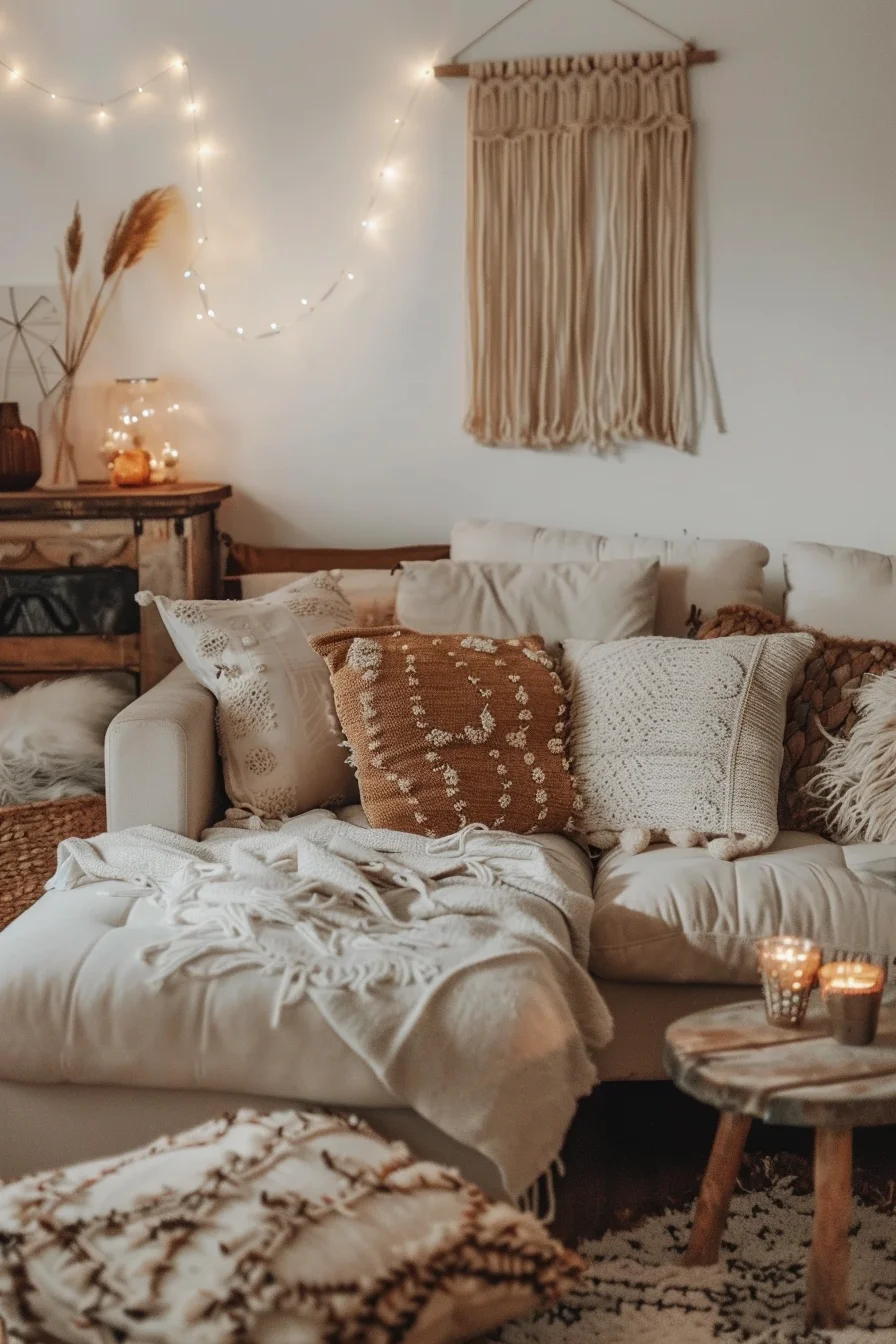 cozy boho living room decor ideas