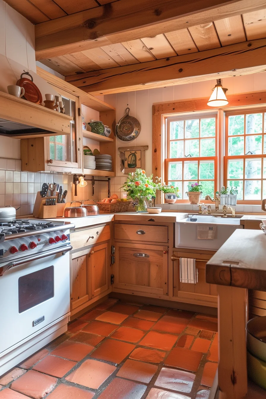 25 cozy cottage kitchens