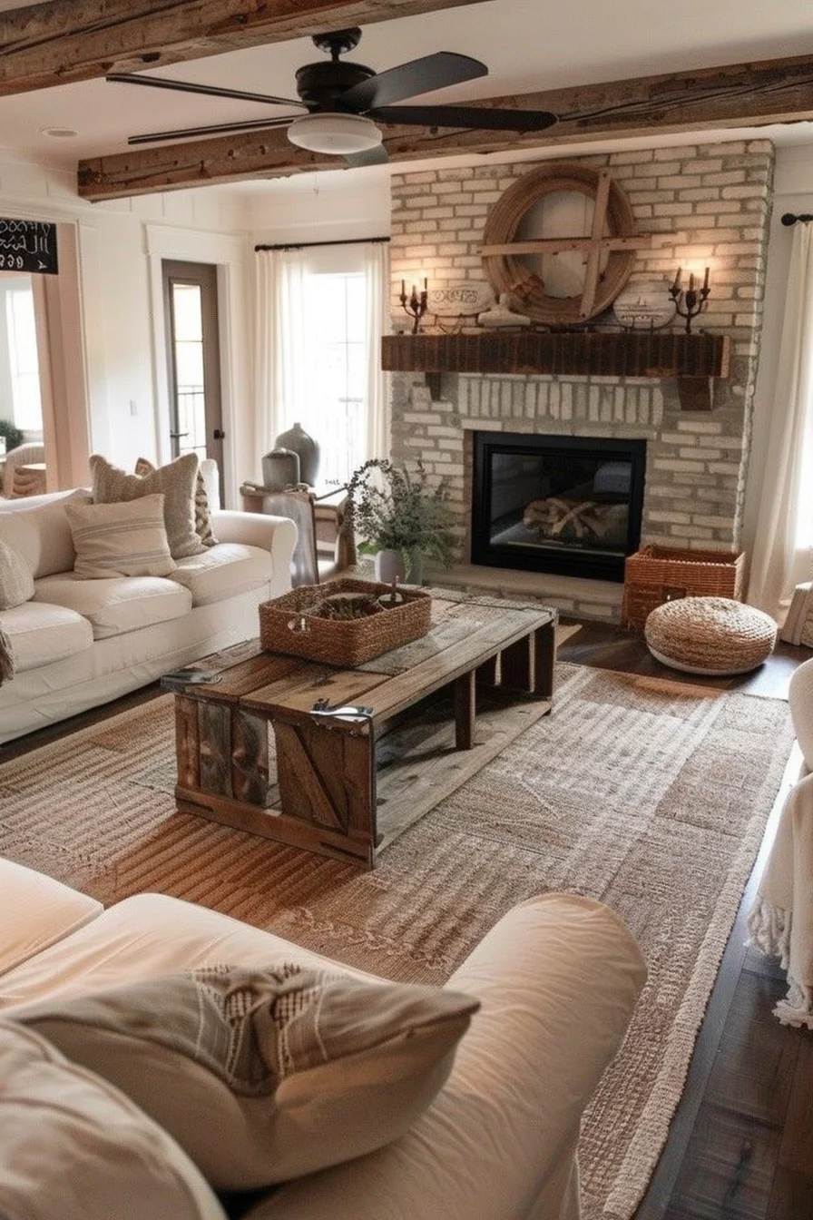 cozy farmhouse living room ideas