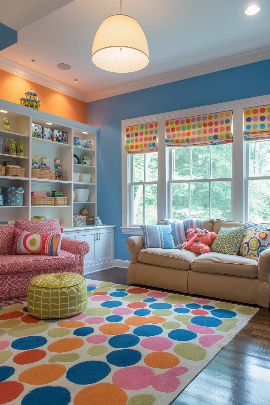 cozy living room for kids