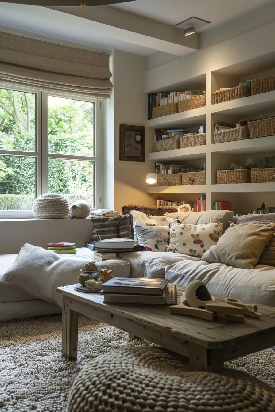 cozy living room for kids