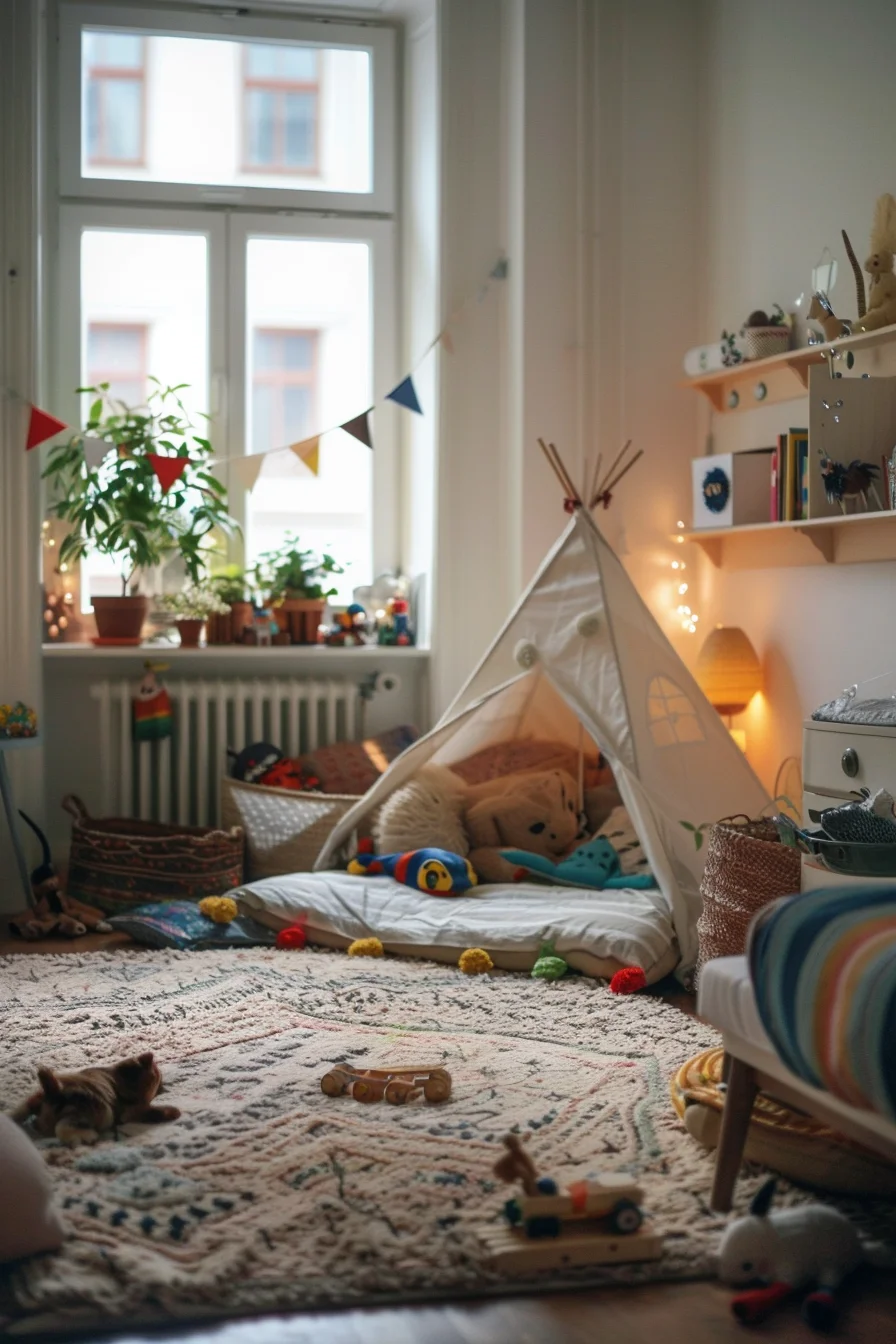 cozy living room for kids