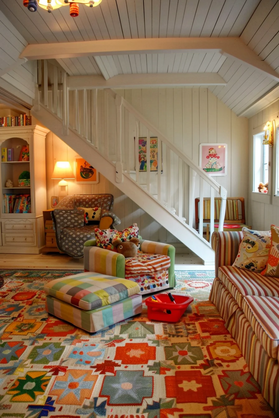 cozy living room for kids