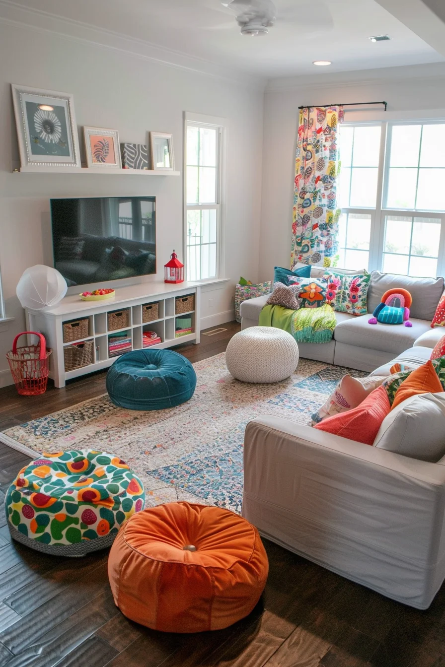 cozy living room for kids