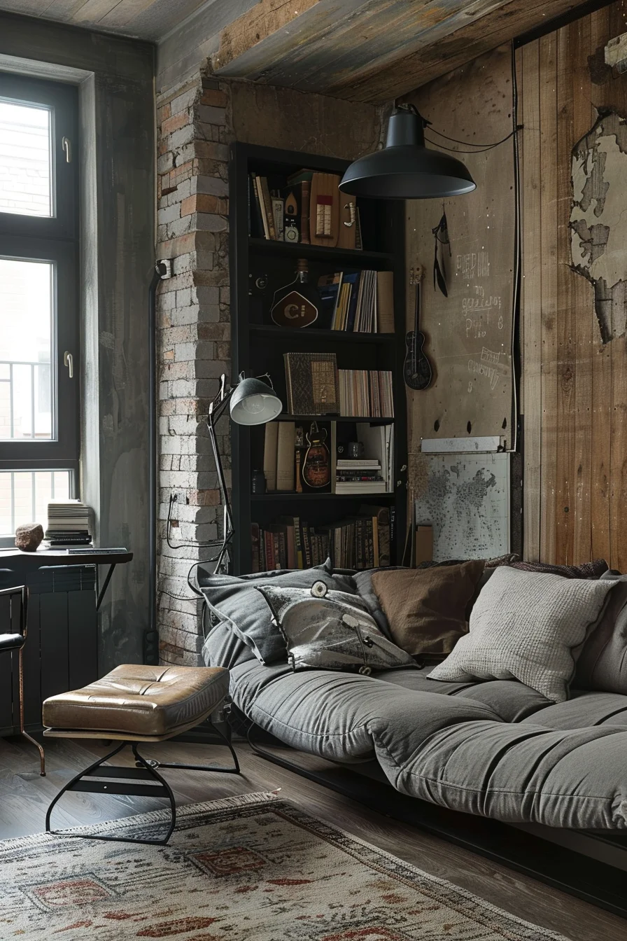 cozy living room in a small apartment