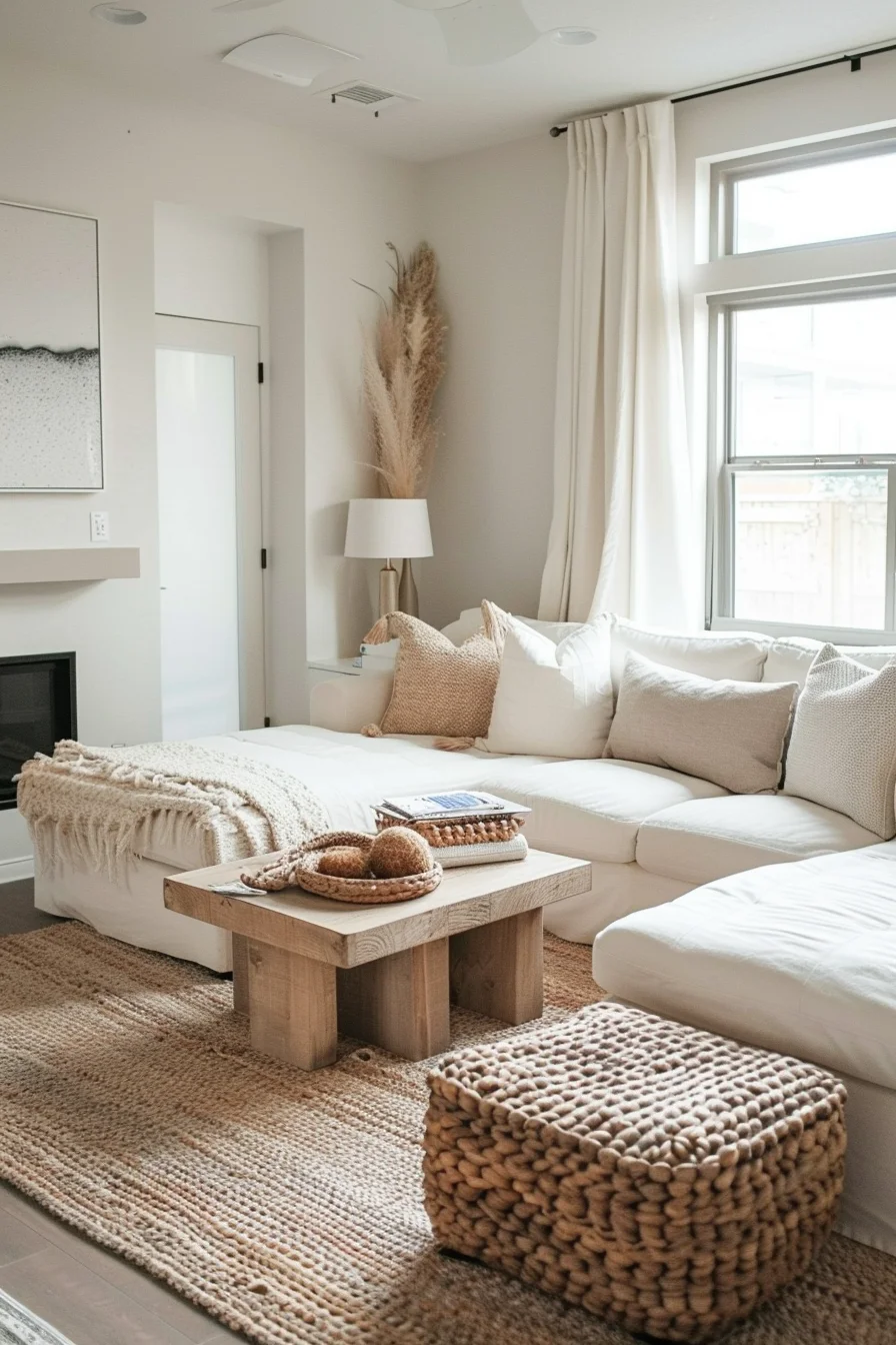 cozy living room in a small apartment