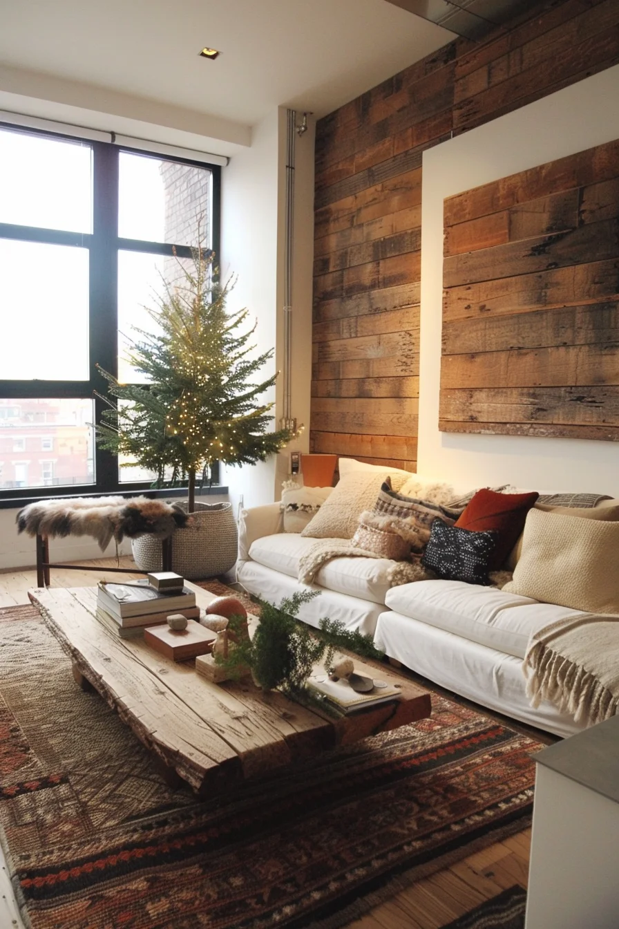 cozy living room in a small apartment