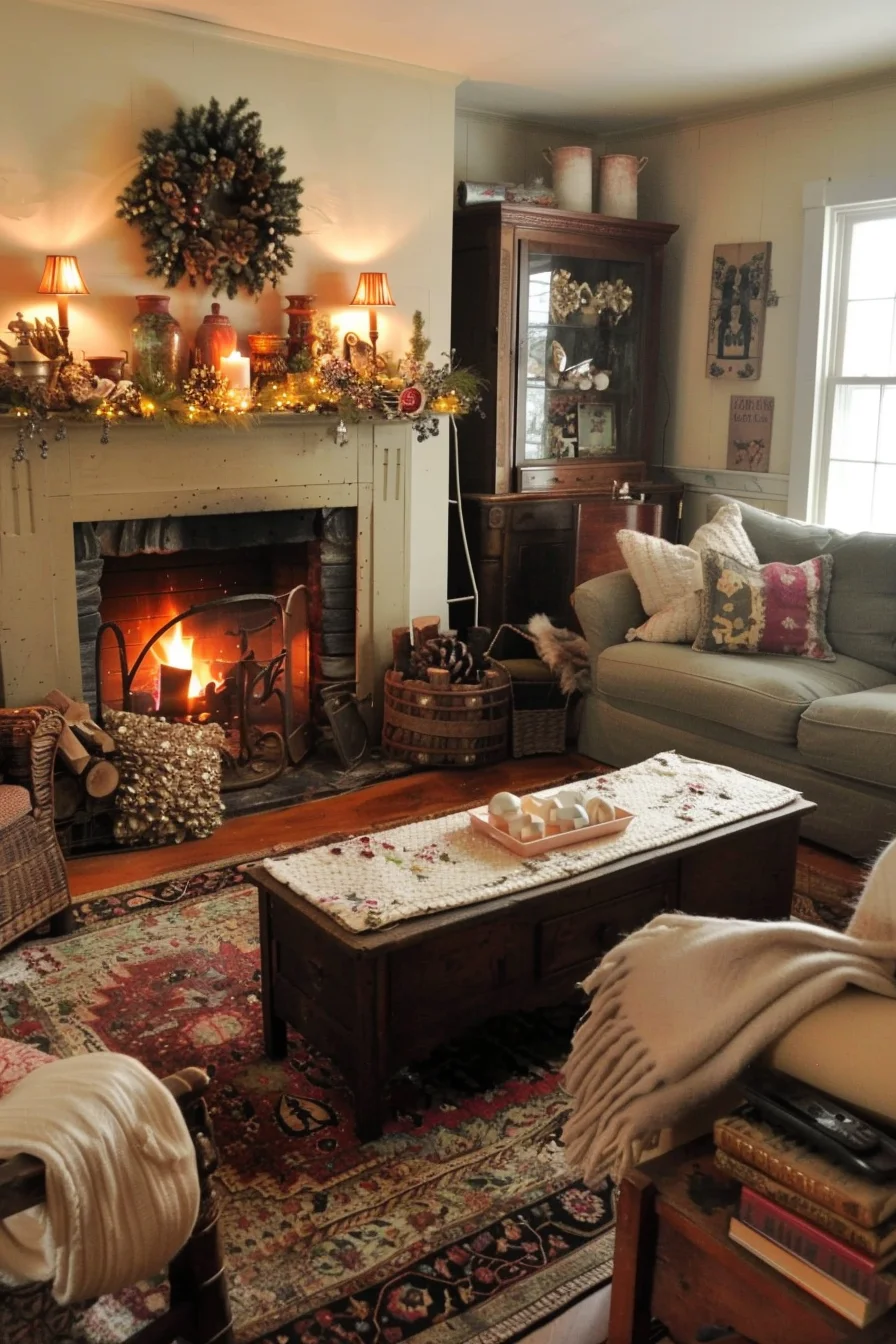 warm & cozy living room decor ideas