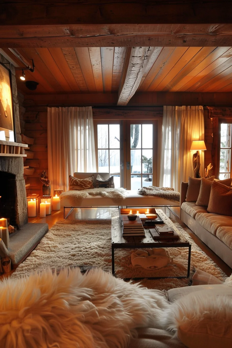 warm & cozy living room decor ideas