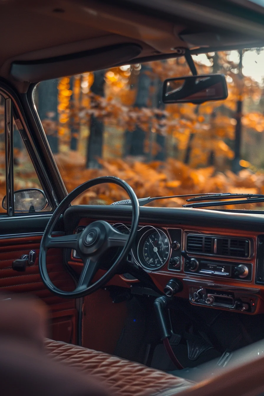 Cozy car interior decor