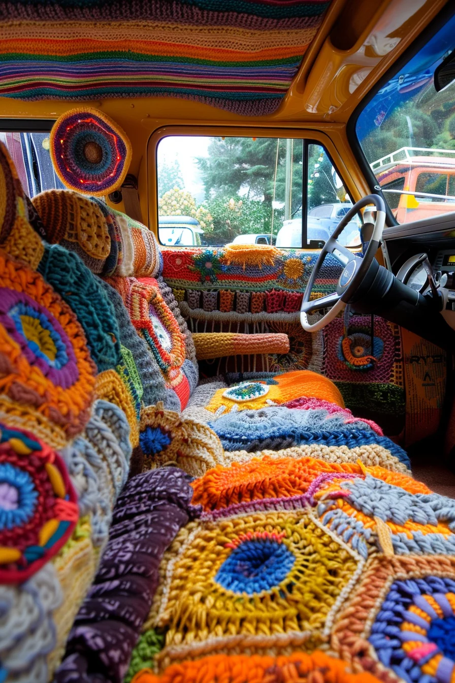 Cozy car interior